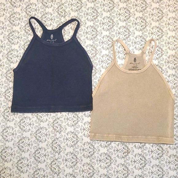 Free People Tops - Free People Movement Good Karma Crop Tank Set NWOT M/L